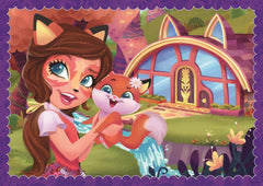 PUZZLE TREFL 4IN1 ENCHANTIMALS DISTRACTIE IN PADURE