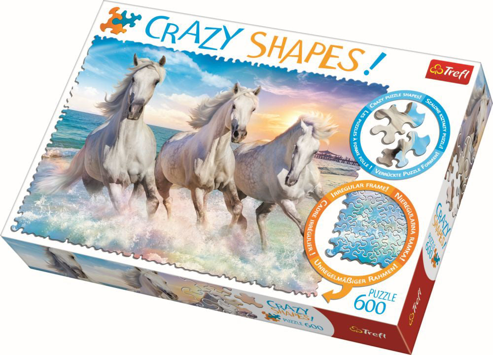 PUZZLE TREFL 600 CU PIESE CIUDATE - LA GALOP PRIN VALURI