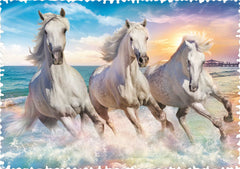 PUZZLE TREFL 600 CU PIESE CIUDATE - LA GALOP PRIN VALURI