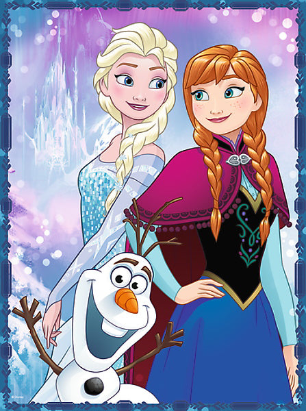 PUZZLE TREFL 2IN1 MEMO ANNA SI ELSA