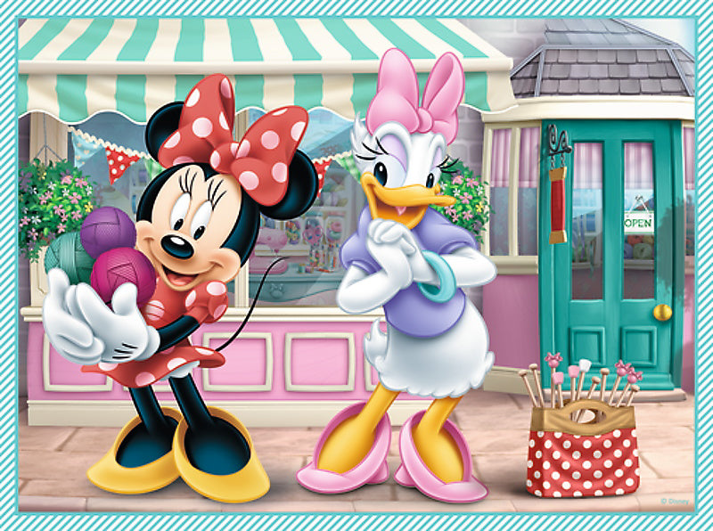 PUZZLE TREFL 2IN1 MEMO MINNIE