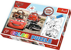 PUZZLE TREFL 40 COLOR MASINI IN DESERT