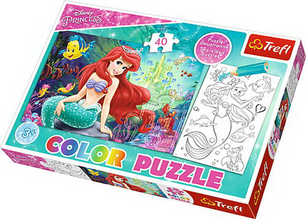 PUZZLE TREFL COLOR 40 TINUTUL DE SUB APA AL ARIELEI