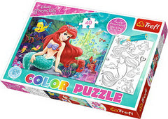 PUZZLE TREFL COLOR 40 TINUTUL DE SUB APA AL ARIELEI