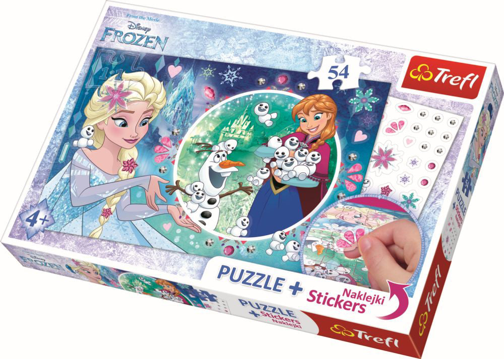 PUZZLE TREFL 54 PIESE CU ABTIBILDE