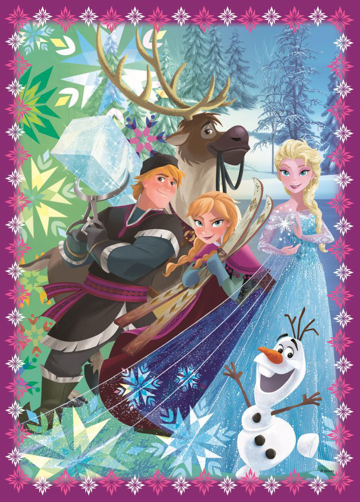 PUZZLE TREFL 4IN1 FROZEN IARNA ESTE MAGICA