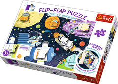 PUZZLE TREFL 36 FLIP FLAP CALATORIE IN SPATIU