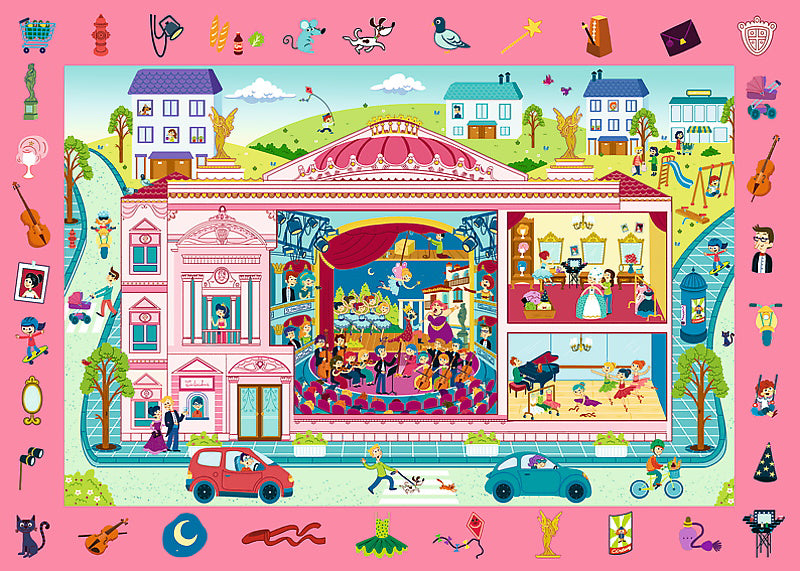 PUZZLE TREFL 70 DE OBSERVATIE VIZITA LA OPERA