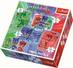 PUZZLE TREFL 4IN1 EROI IN PIJAMALE