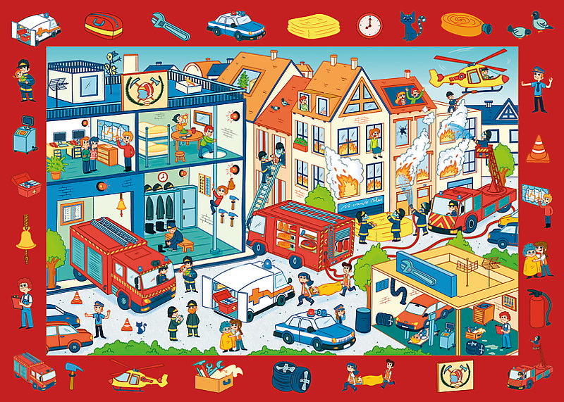 PUZZLE TREFL 70 DE OBSERVATIE LA POMPIERI