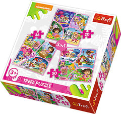 PUZZLE TREFL 3IN1 DISTRACTIE CU NOI