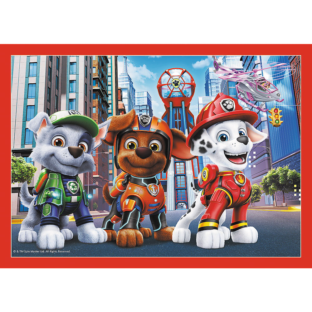PUZZLE TREFL 4IN1 PATRULA CATELUSILOR IN ORAS