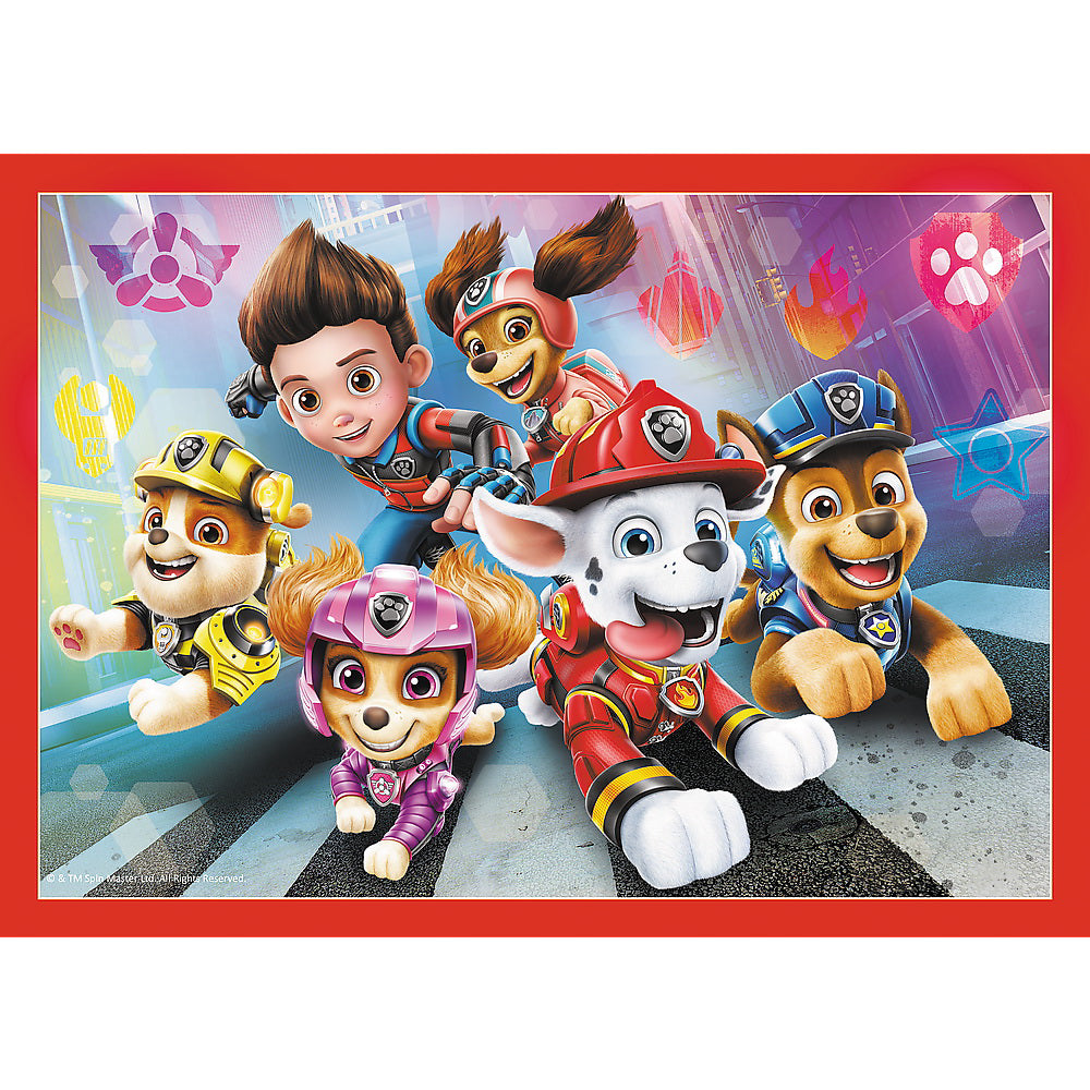 PUZZLE TREFL 4IN1 PATRULA CATELUSILOR IN ORAS