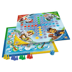 PATRULA CATELUSILOR  JOCURI 2IN1 LUDO SI CURSA