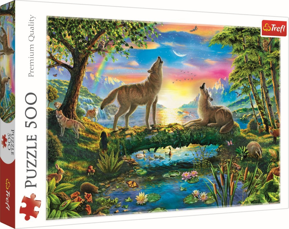 PUZZLE TREFL 500 LUPI IN NATURA