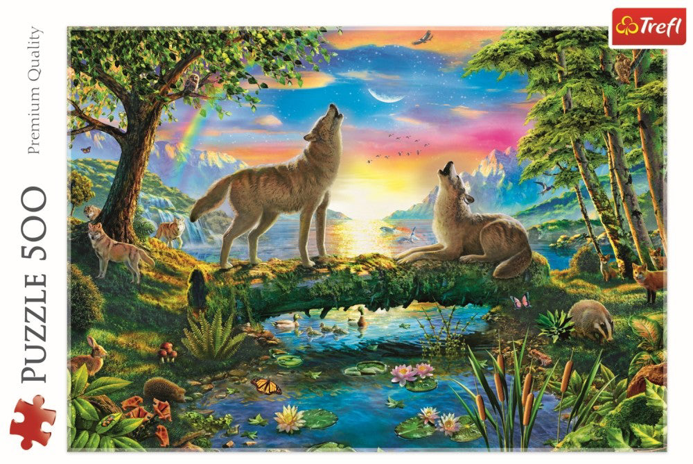 PUZZLE TREFL 500 LUPI IN NATURA