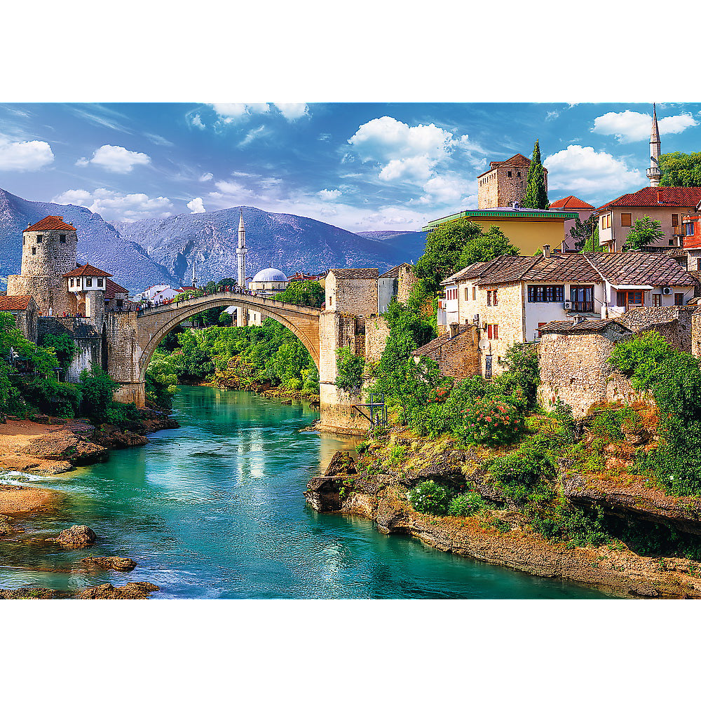 PUZZLE TREFL 500 POD VECHI MOSTAR BOSNIA