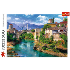 PUZZLE TREFL 500 POD VECHI MOSTAR BOSNIA