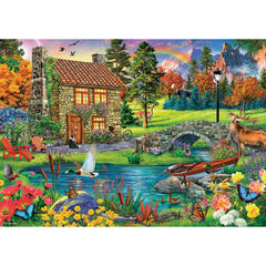 PUZZLE TREFL 6000 CASUTA DIN MUNTI
