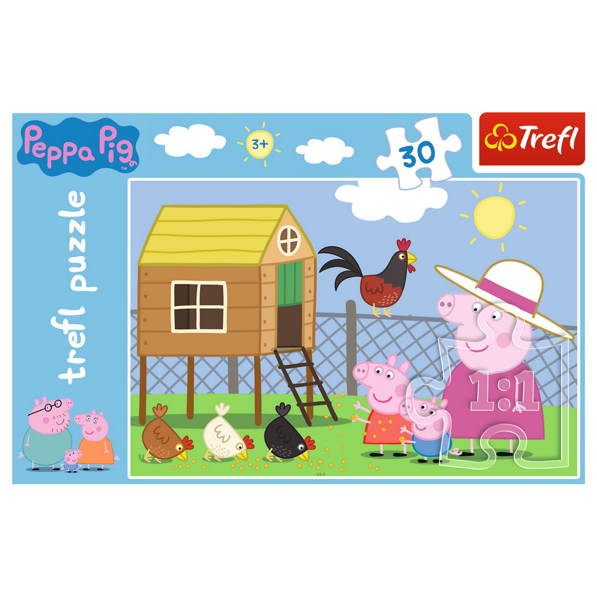 PUZZLE TREFL 30 PEPPA PIG LA FERMA