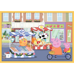 PUZZLE TREFL 10IN1 PURCELUSA PEPPA PIG CU PRIETENII