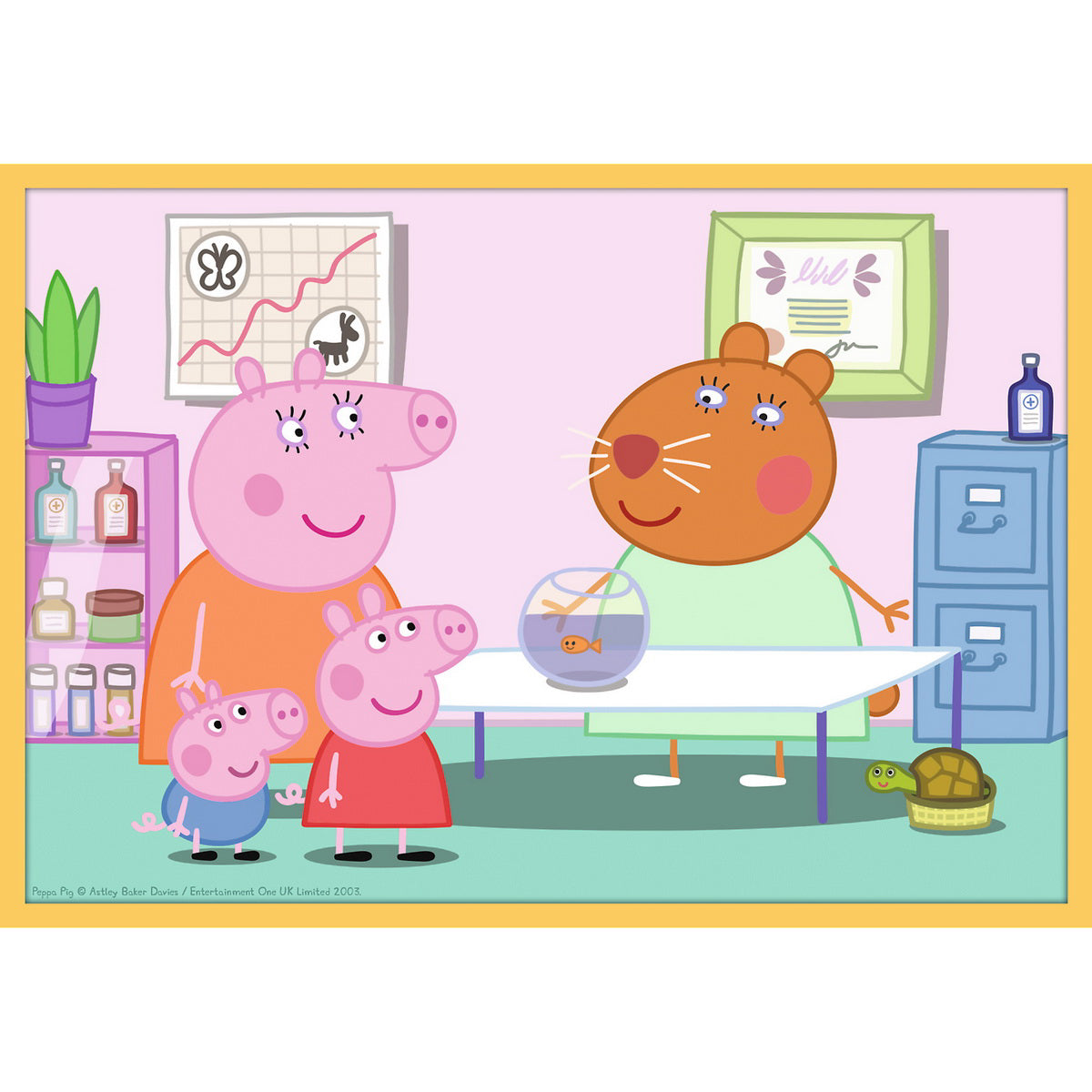 PUZZLE TREFL 10IN1 PURCELUSA PEPPA PIG CU PRIETENII