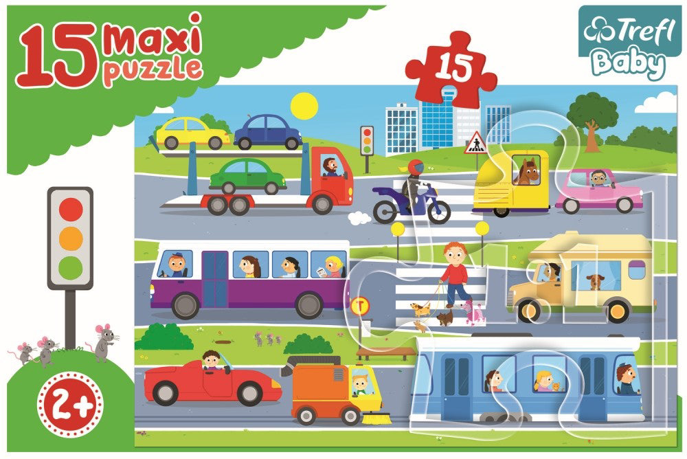 PUZZLE TREFL 15 MAXI VEHICULE IN ORAS