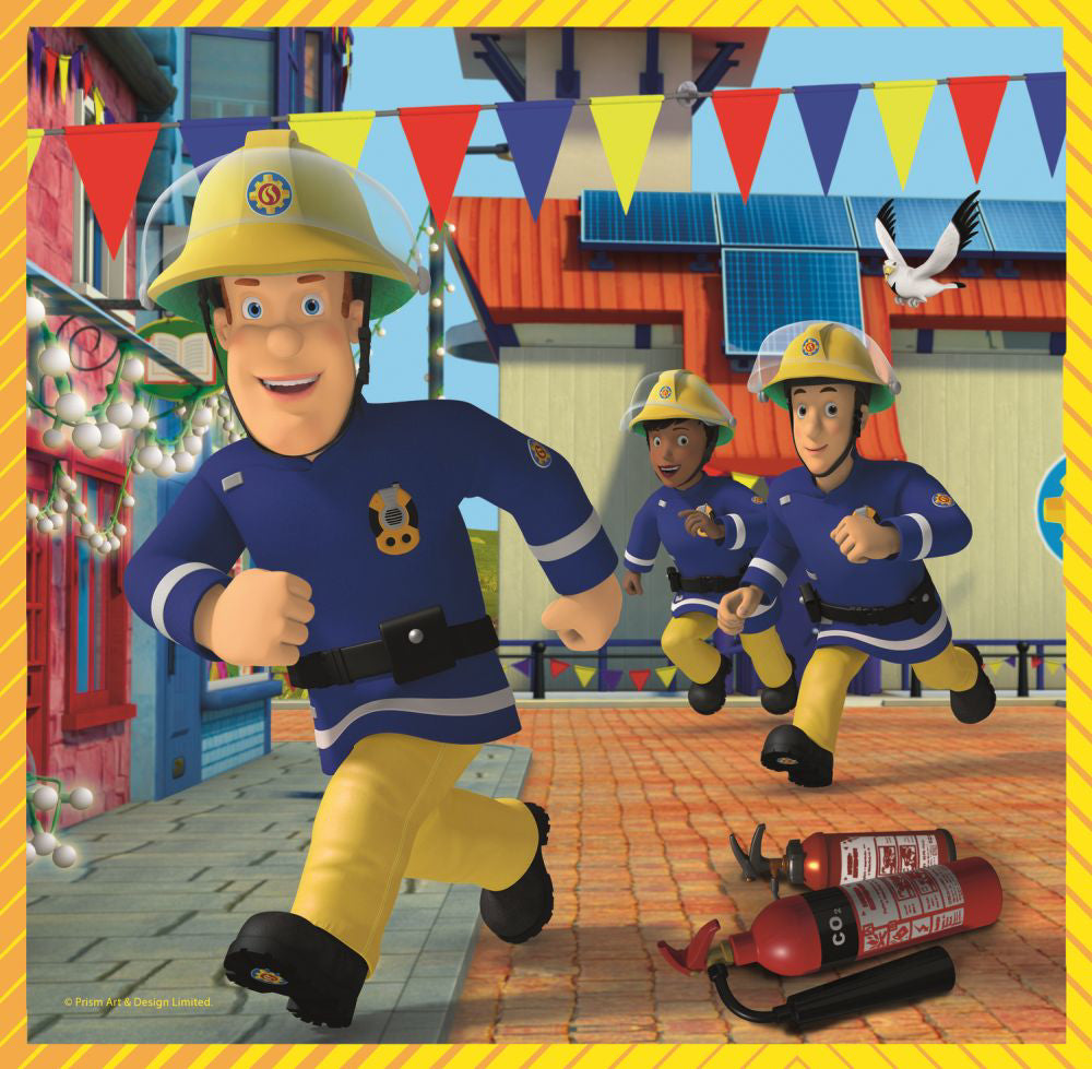 PUZZLE TREFL 3IN1 POMPIERUL SAM
