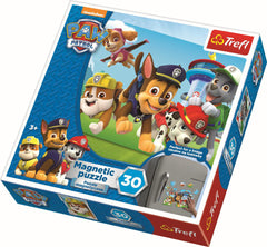 PUZZLE TREFL MAGNETIC 30 PATRULA CATELUSILOR