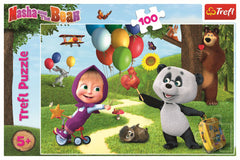 PUZZLE TREFL 100 MASHA SI PRIETENII