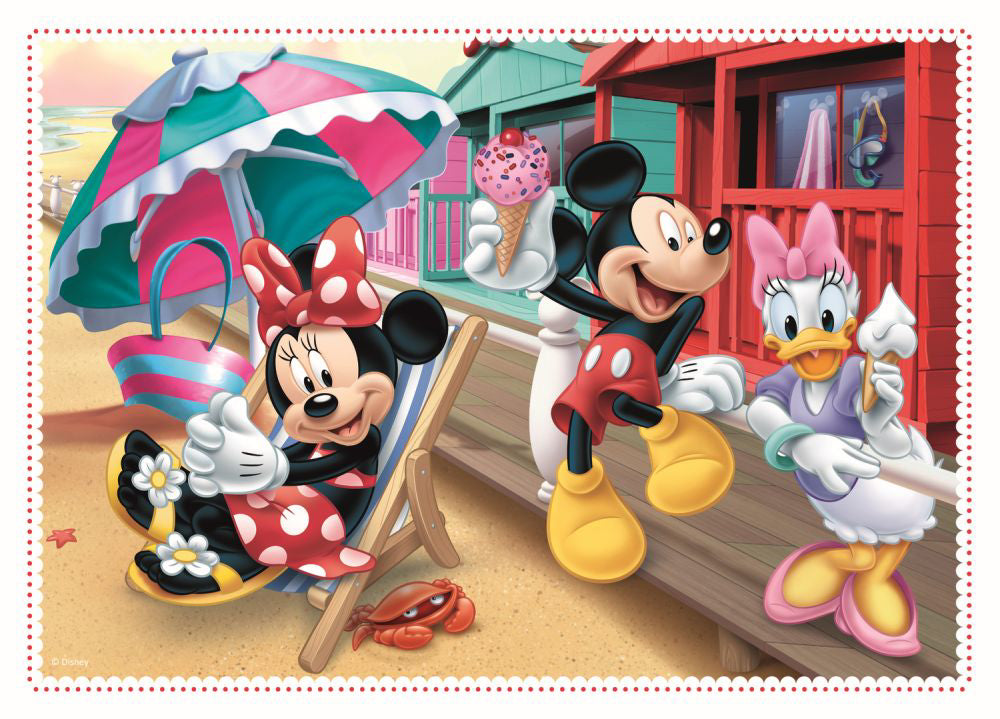 PUZZLE TREFL 4IN1 MINNIE CU PRIETENII