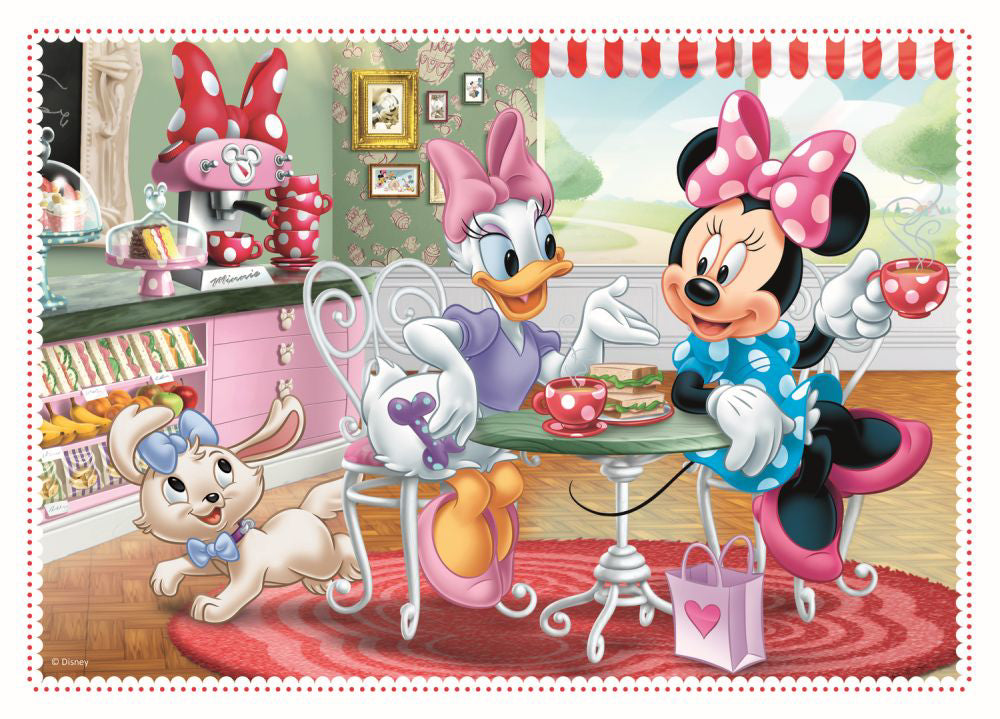 PUZZLE TREFL 4IN1 MINNIE CU PRIETENII
