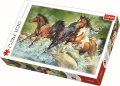 PUZZLE TREFL 1500 TREI CAI SALBATICI