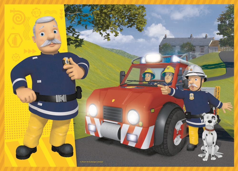 PUZZLE TREFL 4IN1 POMPIERUL SAM IN ACTIUNE