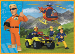 PUZZLE TREFL 4IN1 POMPIERUL SAM IN ACTIUNE