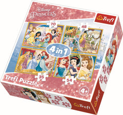 PUZZLE TREFL 4IN1 O ZI FERICITA A PRINTESELOR