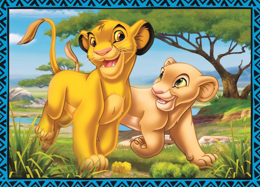 PUZZLE TREFL 4IN1 REGELE LEU SI PRIETENII