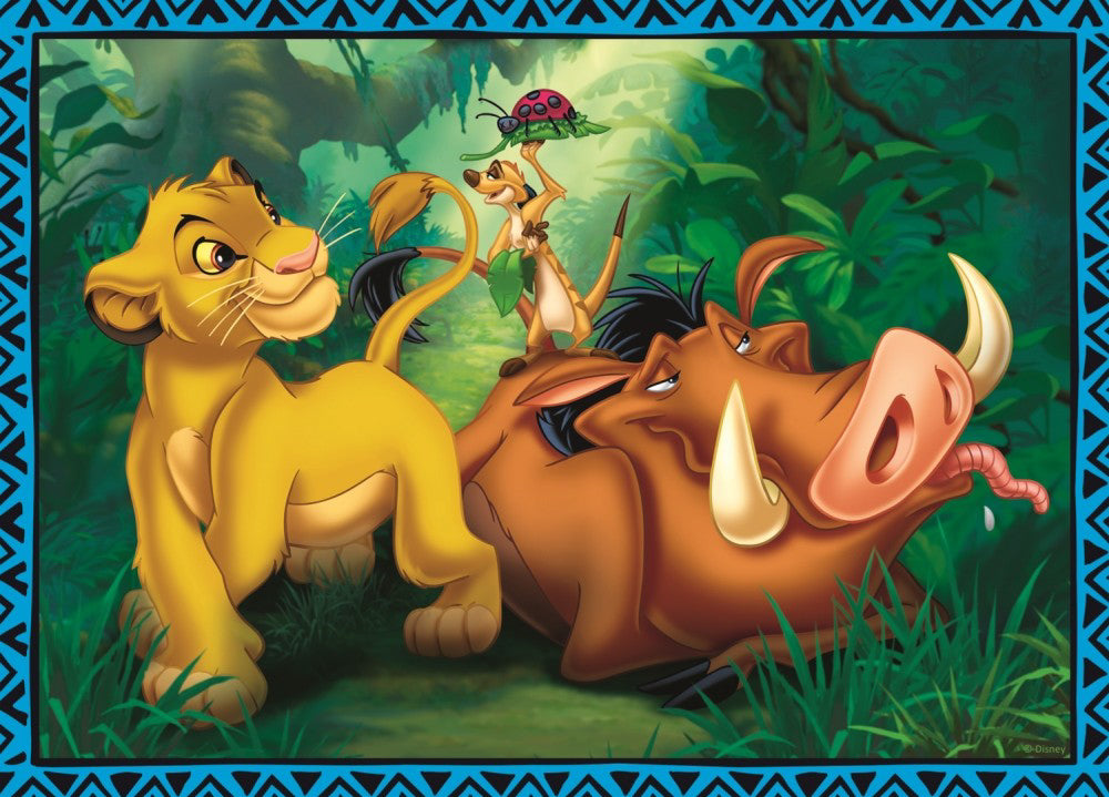 PUZZLE TREFL 4IN1 REGELE LEU SI PRIETENII