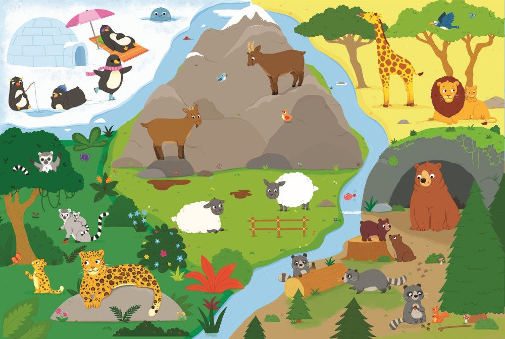 PUZZLE TREFL 15 MAXI LUMEA ANIMALELOR