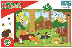 PUZZLE TREFL 15 MAXI ANIMALE SALBATICE