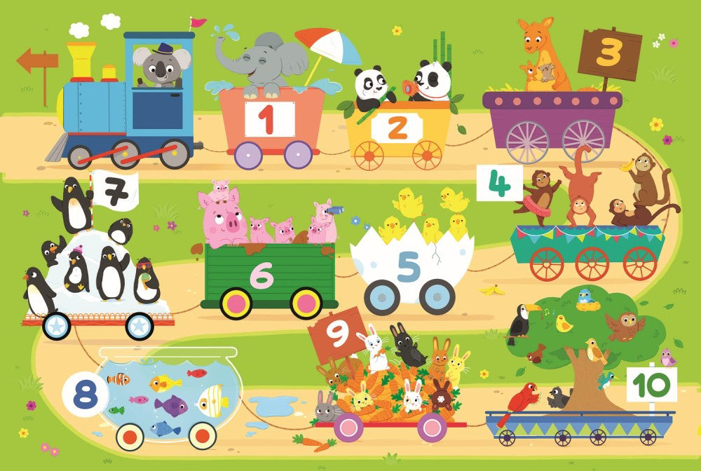 PUZZLE TREFL 15 MAXI TRENUL CU NUMERE