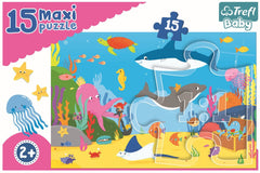 PUZZLE TREFL 15 MAXI LUMEA ACVATICA