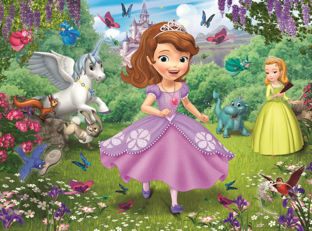 PUZZLE TREFL 30 PRINTESA SOFIA IN GRADINA