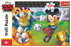 PUZZLE TREFL 100 MICKEY MOUSE PE TERENUL DE SPORT