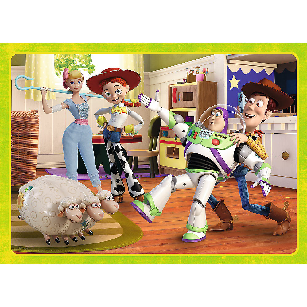 PUZZLE TREFL 4IN1 EROII TOYSTORY4 IN ACTIUNE