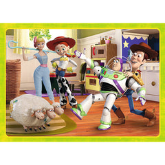 PUZZLE TREFL 4IN1 EROII TOYSTORY4 IN ACTIUNE