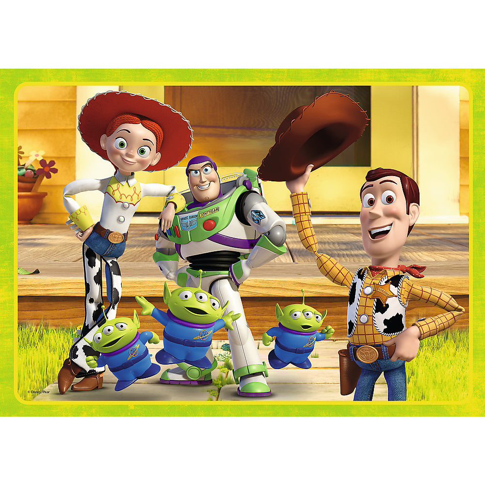 PUZZLE TREFL 4IN1 EROII TOYSTORY4 IN ACTIUNE