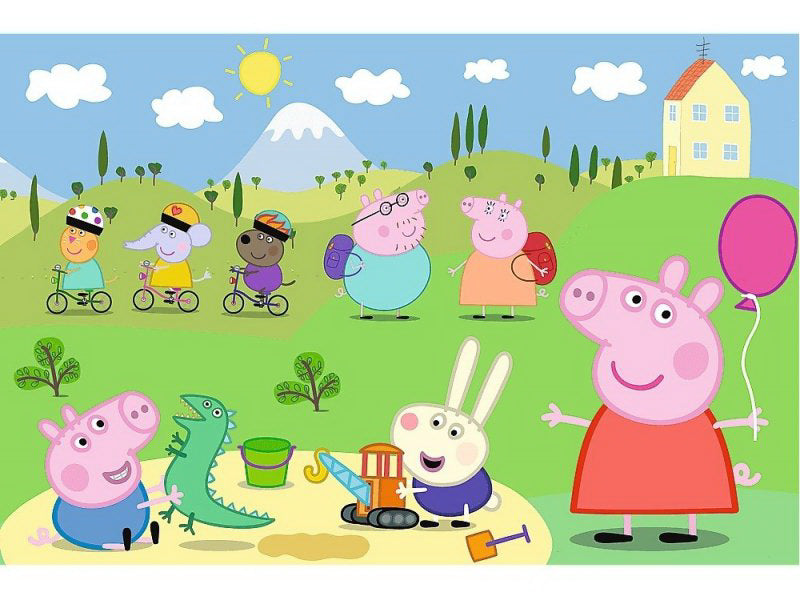 PUZZLE TREFL 15 MAXI PEPPA PIG O ZI FERICITA
