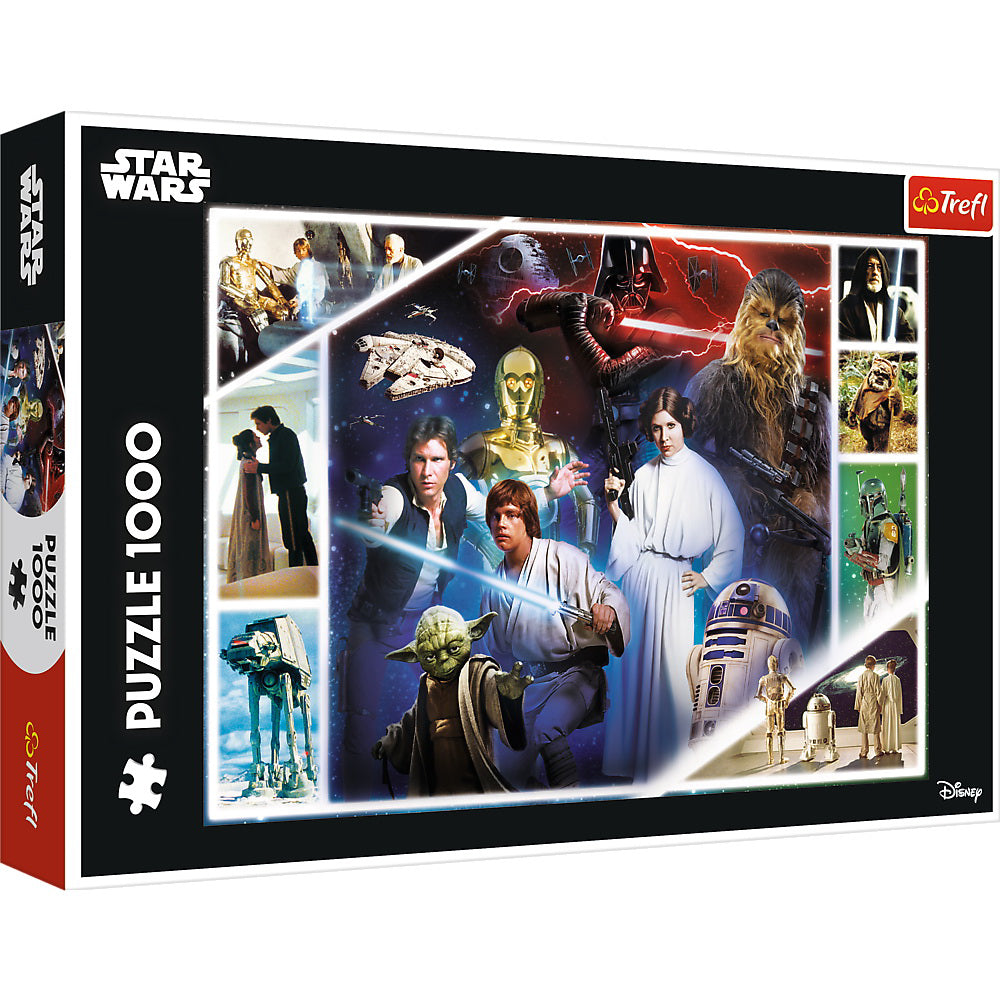 PUZZLE TREFL 1000 STAR WARS O GALAXIE FOARTE INDEPARTATA