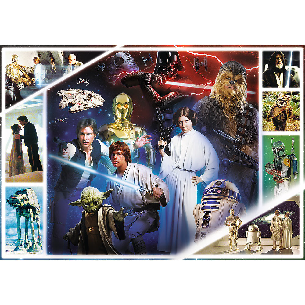 PUZZLE TREFL 1000 STAR WARS O GALAXIE FOARTE INDEPARTATA